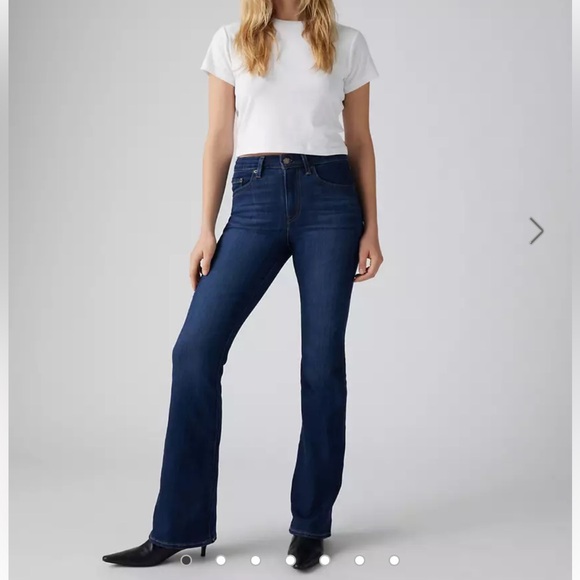 Levi's Dark Blue Flare Jeans - Picture 3 of 3